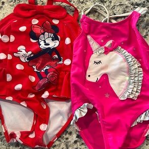 2 swimsuits size 3T